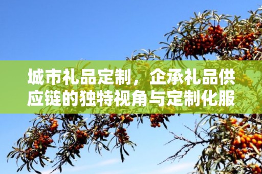城市礼品定制，企承礼品供应链的独特视角与定制化服务